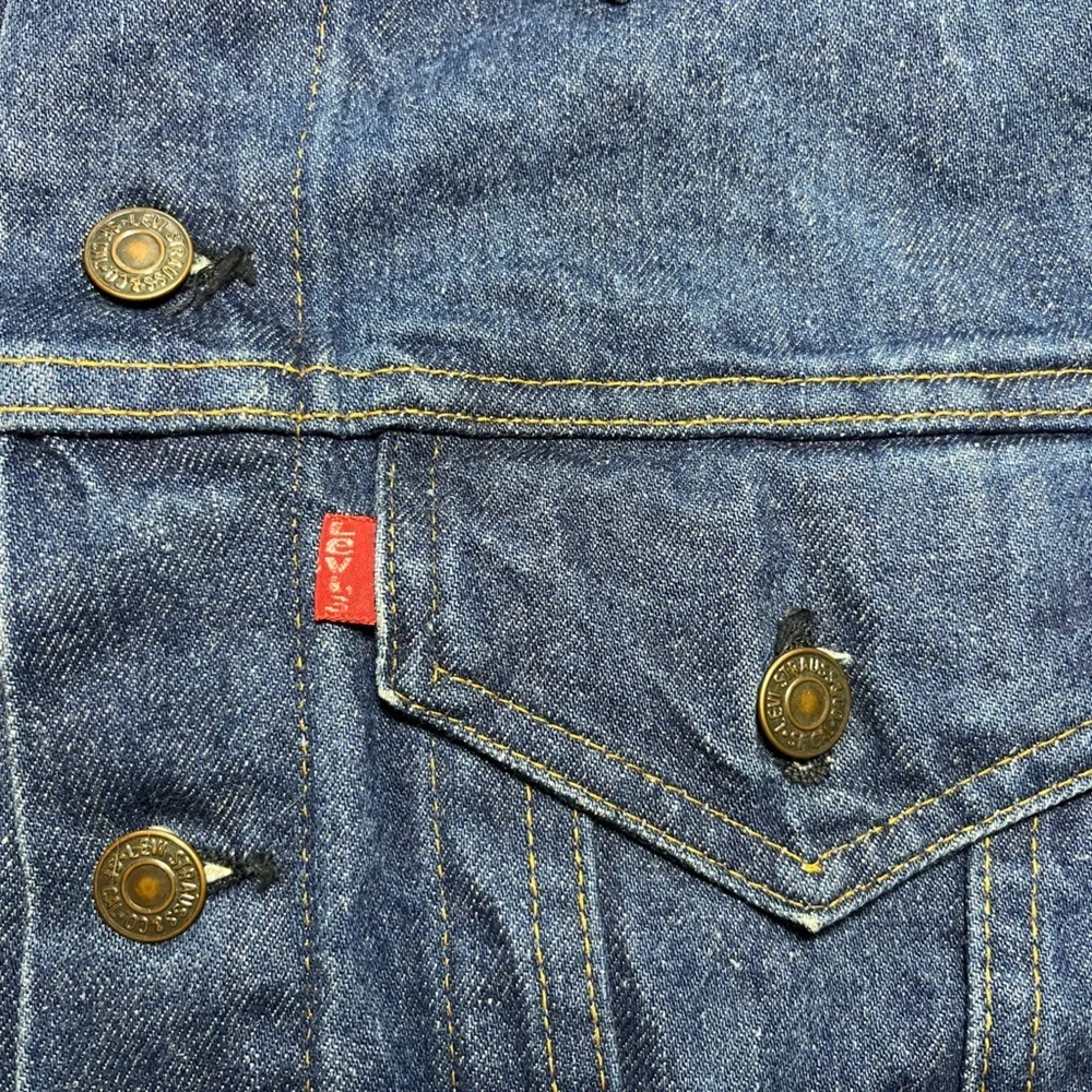 Vintage Levi's 70's 70505 0217 Type III Trucker Jacket Small e Sz 38 Made in USA - Picture 4 of 15